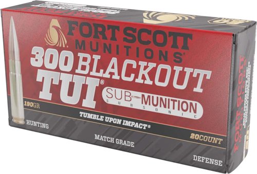 A300190SCV1SS.jpg FORT SCOTT 300 AAC 190GR TUI - SOLID COPPER 20RD 25BX/C