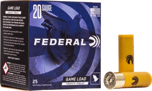 AH20275.jpg FEDERAL GAME LOAD 20GA 2.75" - 1OZ #7.5 250RD CASE LOT