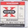 AXB1200VP25.jpg WINCHESTER SUPER-X 12GA 2.75" - 00 BUCK 9 PELLETS 25RD 10BX/CS