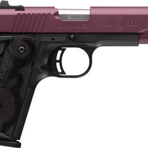 BROWNING 1911-380 BLACK LABEL - 380ACP 4.25"FS 8RD BLK CHRY