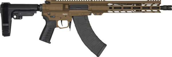 G76AB60AMB.jpg CMMG PISTOL BANSHEE MK47 7.62X - 39MM 12.5" BRONZE W/RIP BRACE