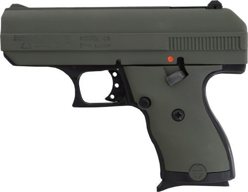 G916OD_LEFT.jpg HI-POINT PISTOL C9 9MM COMPACT - 3.5" 8SH OLIVE DRAB GREEN