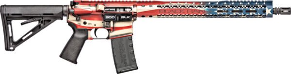 GBROPAT300BLKAM.jpg BLACK RAIN SPEC+ PATRIOT RIFLE - 300BLK 16" AMERICAN FLAG 30RD
