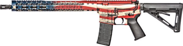 GBROPAT300BLKAM_LEFT.jpg BLACK RAIN SPEC+ PATRIOT RIFLE - 300BLK 16" AMERICAN FLAG 30RD