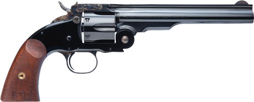 GCA857_1.jpg CIMARRON NO.3 SCHOFIELD 38SPL - 7" FS BLUED WALNUT