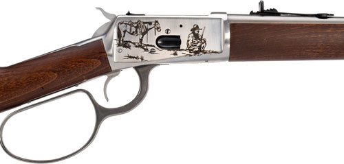 GH92044189EN2_ENGRAVE.jpg HERITAGE R92 44MAG LEVER - 18" BBL. STAINLESS HARDWOOD