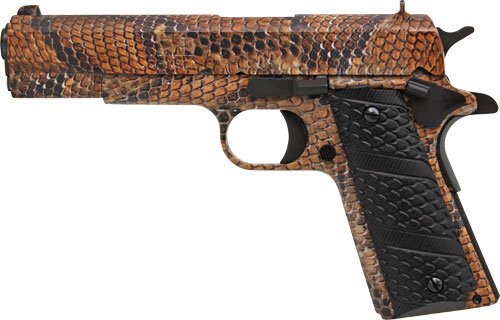 GIJRATTLESNAKE.jpg IVER JOHNSON 1911A1 45ACP 5" - FS 8RD RATTLESNAKE