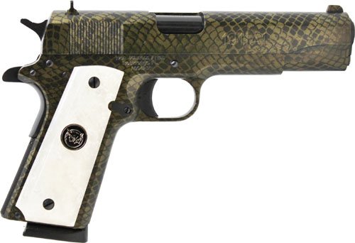 GIJWM_RIGHT.jpg IVER JOHNSON 1911A1 MOCCASIN - 45ACP 5" FS 8RD SNAKESKIN