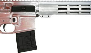 GLFA AR15 BATTLEWORN 223 WYLDE - 16" NIT BBL FREEDOM RWB