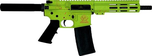 GL15223PSZOM.jpg GLFA AR15 PISTOL 223 WYLDE - 7.5" NITRIDE ZOMBIE SPLATTER