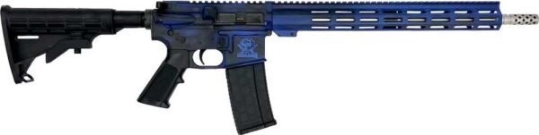 GL15223SSBRYB.jpg GLFA AR15 BATTLEWORN 223 WYLDE - 16" S/S BBL ROYAL BLUE