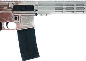 GLFA AR15 BATTLEWORN 223 WYLDE - 16" 1:8 S/S BBL FREEDOM RWB