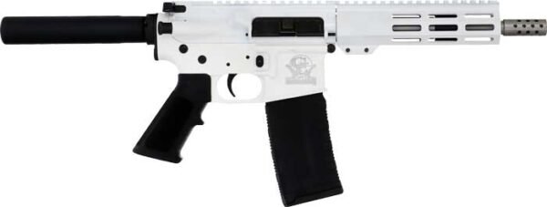 GL15223SSPWHT.jpg GLFA AR15 PISTOL 223 WYLDE - 7.5" STAINLESS BBL WHITE