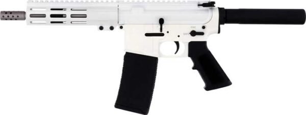 GL15223SSPWHT_LEFT.jpg GLFA AR15 PISTOL 223 WYLDE - 7.5" STAINLESS BBL WHITE