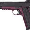 GL191145FSSCHY.jpg GLFA 1911 PISTOL 45ACP 5" FS - BLACK SLIDE BLACK CHERRY FRAME