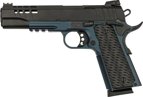 GLFA 1911 PISTOL 9MM 5" FS - BLACK SLIDE TITANIUM FRAME