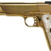 IVER JOHNSON EAGLE XL - 45ACP 6" 24K GOLD WHITE PEARL
