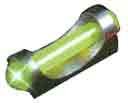TG947CGM.jpg TRUGLO SIGHT LONG BEAD 2.6MM - THREAD FIBER OPTIC GREEN