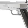 g1911a138chrw.jpg IVER JOHNSON 1911A1 38 SUPER - 5" FS 9RD CHROME BLACK WOOD