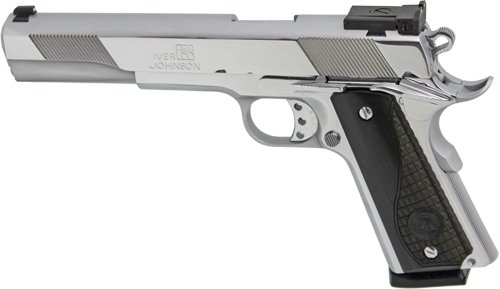 gij34_left.jpg IVER JOHNSON EAGLE XL - 45ACP 6" ADJ POLISHED CHROME