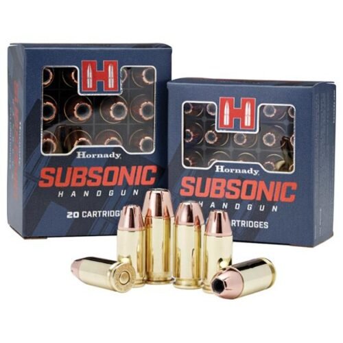 https3A2F2Fmedia.chattanoogashooting.com2Fimages2Fproduct2FHO913692FHO91369-1 Hornady Subsonic Ammunition .40 S&W 180 gr 950 fps XTP 20/ct