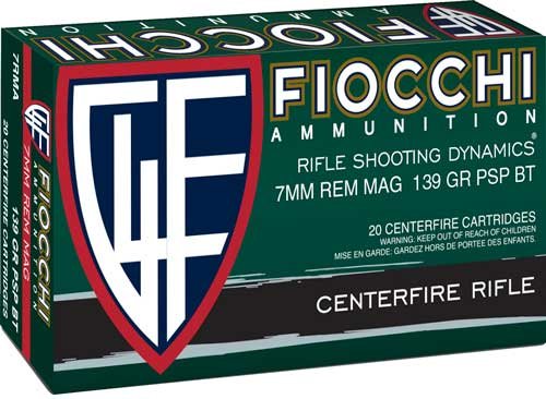 A7RMA FIOCCHI 7MM REM MAG 139GR PSP - 20RD 10BX/CS