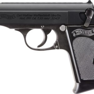 WALTHER PPK SD 32ACP BLACK FS - 7RD BLACK SYNTHETIC GRIPS