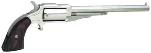 GNAA18606 NAA MINI-REVOLVER "HOGLEG" - 22WMR 6" FS S/S WOOD