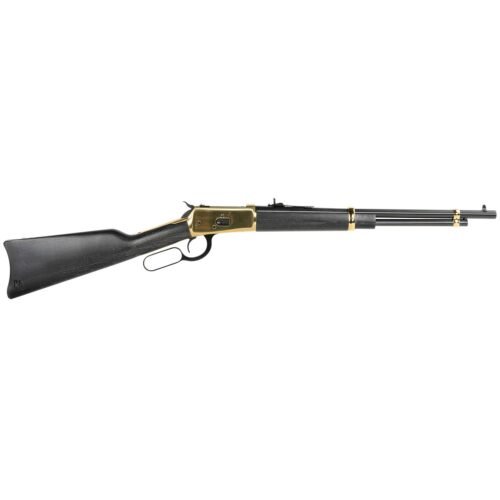 https3A2F2Fmedia.chattanoogashooting.com2Fimages2Fproduct2FHXH9204418G2FH9235718G Heritage 92 Lever Action Rifle .44 Mag 8rd Capacity 18" PVD Gold Barrel Wood Stock