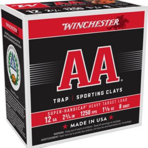 WINCHESTER AA 12GA 2.75" - 1-1/8OZ #8 1250FPS 250RR CASE