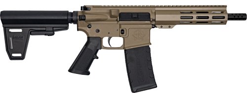 GL15223PBFDE GLFA AR15 PISTOL W/BRACE 223 - WYLDE 7.5" NIT FLAT DARK EARTH