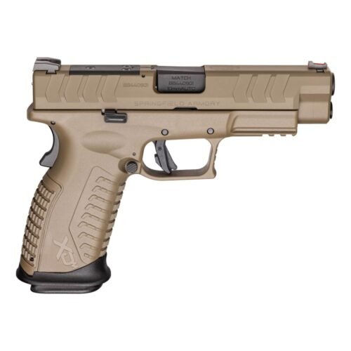 https3A2F2Fmedia.chattanoogashooting.com2Fimages2Fproduct2FFKXDME94510FHCOSP2FFKXDME94510FHCOSP-1 Springfield Armory XDM Elite OSP Handgun 10mm 16rd Magazines (2) 4.5" Barrel FDE Optic Ready