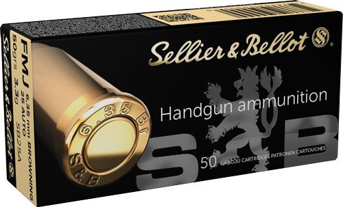 ASB25A_1 S&B 25 ACP 50GR FMJ-RN - 50RD 40BX/CS