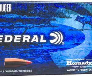 FEDERAL 204 RUGER 32GR V-MAX - 20RD 10BX/CS