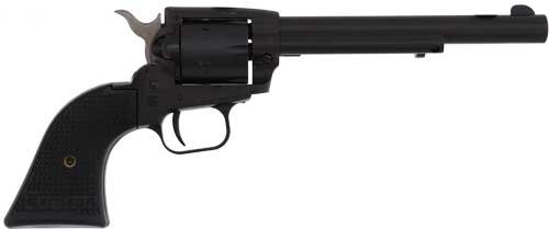 GSRR22MBS6PG HERITAGE 22LR/22WMR BLACK - 6.5" STEEL FRAME POLYMER GRIP