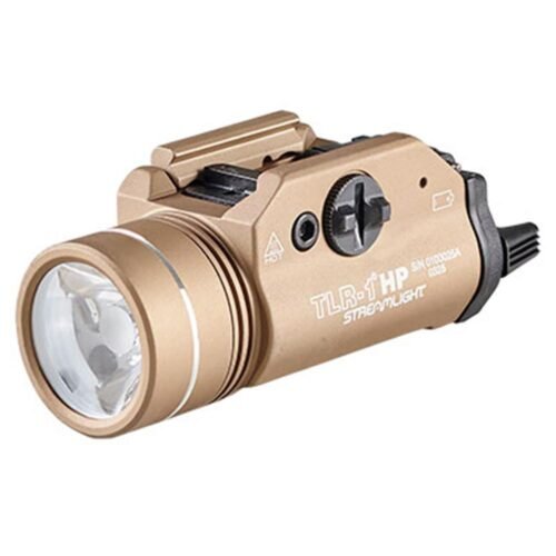 https3A2F2Fmedia.chattanoogashooting.com2Fimages2Fproduct2FSM591512FSM59151-1 Streamlight TLR-1 HP Handgun Weapon Light 1000 Lumen FDE