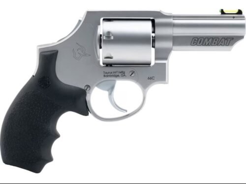 2-66039c-hg Taurus 66C Revolver - Stainless Steel | 357 MAG | 3" | 7RD | HOGUE GRIPS