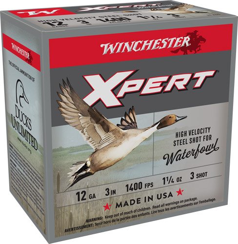 AWEX123H3_1 WINCHESTER XPERT STEEL 12GA 3" - 1-1/4OZ #3 1400FPS 25RD 10BX/C