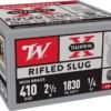 AX41RS5VP_1 WINCHESTER SUPER-X 410 2.5" - 1/5OZ RIFLED SLUG 15RD 10BX/CS