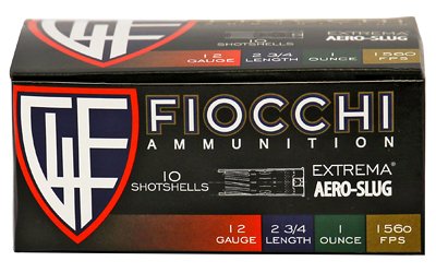 F12SLUG_1 FIOCCHI 12GA AERO SLUG HV 10/250