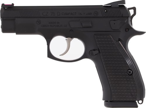 G91048CZ_LEFT CZ CUSTOM CZ 75 D COMPACT PRC - 9MM FS 14-SHOT BLACK