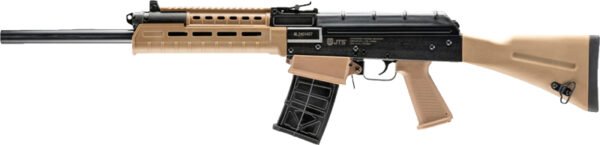 GM12AKT1ABR_2 JTS M12AK-T1A 12GA 3" 18.7" - (2)5RD MAGS M-LOK RAIL FDE