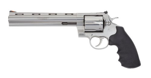 anacondasp8trsflatlayleft12e42 COLT ANACONDA 45LC SS 8" 6RD AS