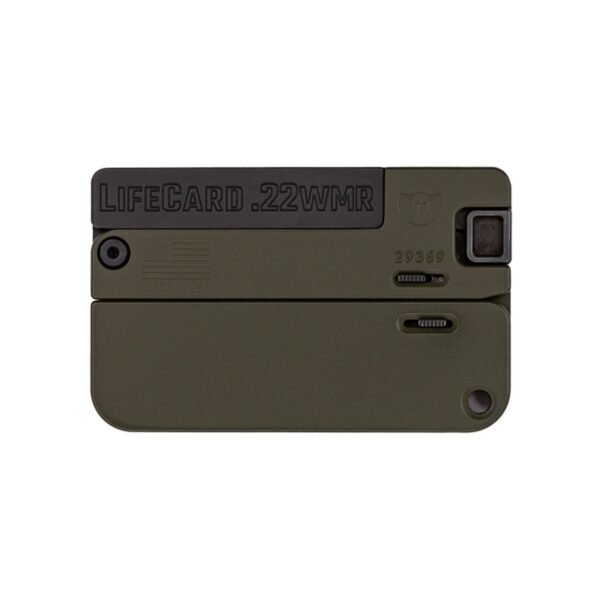 lc2odg8cb2 TRAILBLAZER FIREARMS LIFECARD 22MAG BLACK/OD GREEN