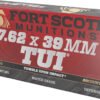 A762X39117SCV FORT SCOTT 7.62X39 117GR TUI - SOLID COPPER 20RD 10BX/CS