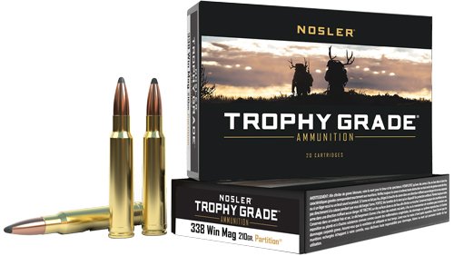 AN61058 NOSLER TROPHY GRADE 338 WIN - MAG 210GR ACCUBOND 20RD 10BX/C