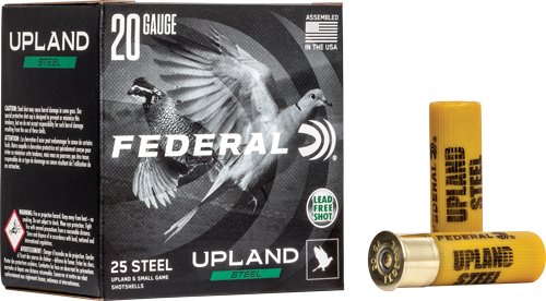 AUSH206 FEDERAL UPLAND 20GA 2.75" - 3/4OZ #6 1500FPS 25RD 10BX/CS