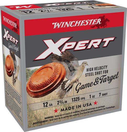 AWE12GT7_2 WINCHESTER XPERT STEEL 12GA - 2.75" 1OZ #7 25RD 10BX/CS