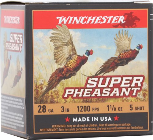 AX283PH5 WINCHESTER SUPER PHEASANT 28GA - 3" 1-1/8OZ #5 25RD 10BX/CS