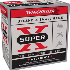 WINCHESTER SUPER-X 12GA 2.75" - 1OZ #6 1290FPS 250RD CASE LOT